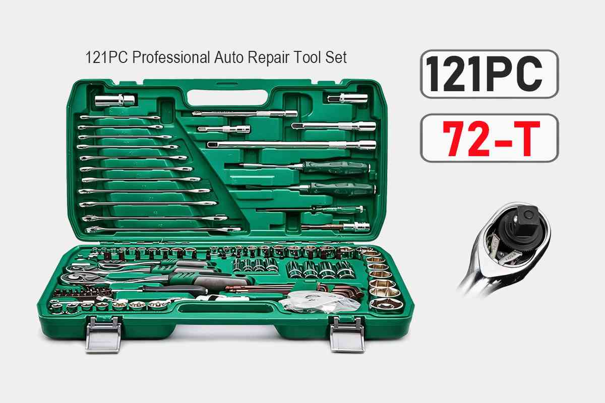 121PC Auto Repair Tool Kit