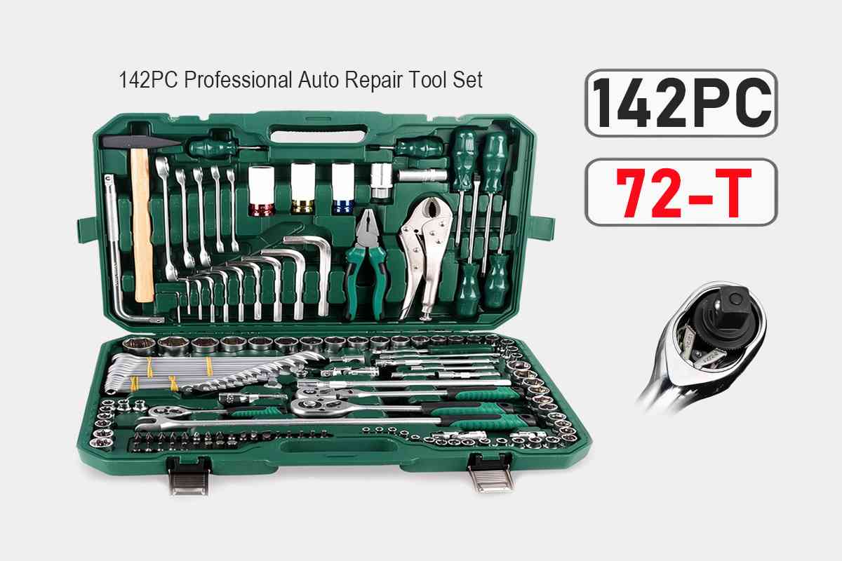 142PC Auto Repair Tool Kit
