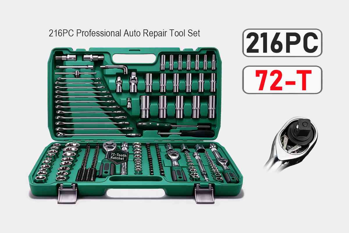 216PC Auto Repair Tool Kit